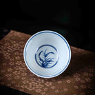 Hua Niao 120cc - Jing De Zhen Porcelain Gaiwan - zycs_China