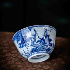 Hua Niao 120cc - Jing De Zhen Porcelain Gaiwan - zycs_China