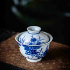 Hua Niao 120cc - Jing De Zhen Porcelain Gaiwan - zycs_China
