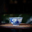 Hua Niao 120cc - Jing De Zhen Porcelain Gaiwan - zycs_China