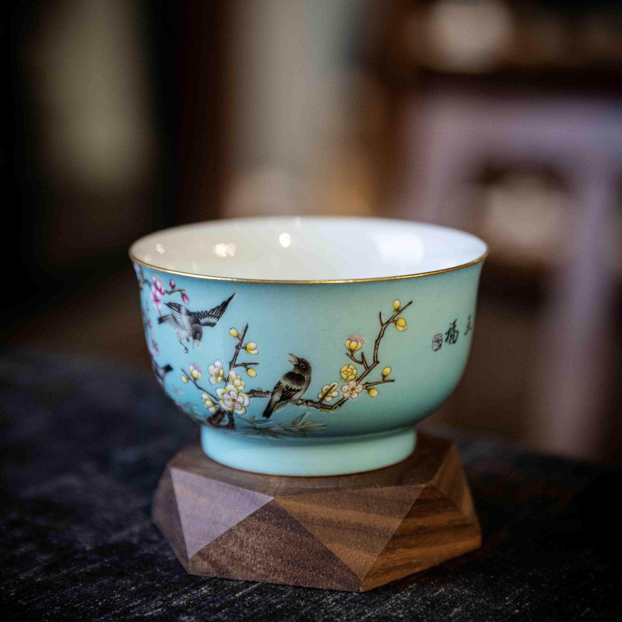 Hua Niao 170cc - Jing De Zhen Porcelain Teacup - zycs_China