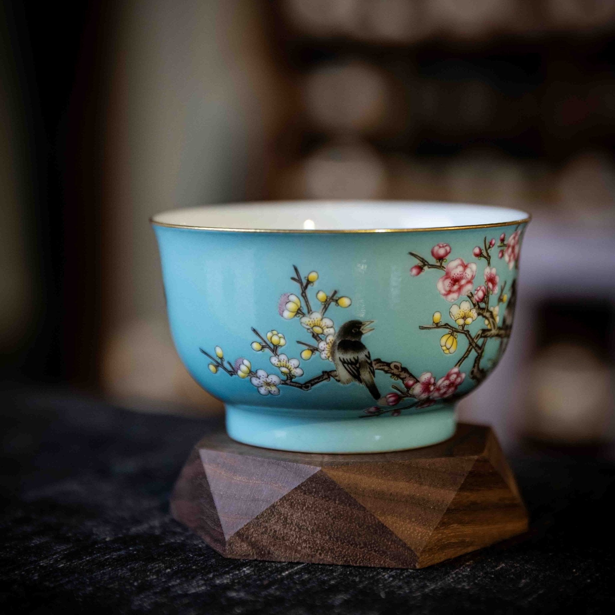 Hua Niao 170cc - Jing De Zhen Porcelain Teacup - zycs_China