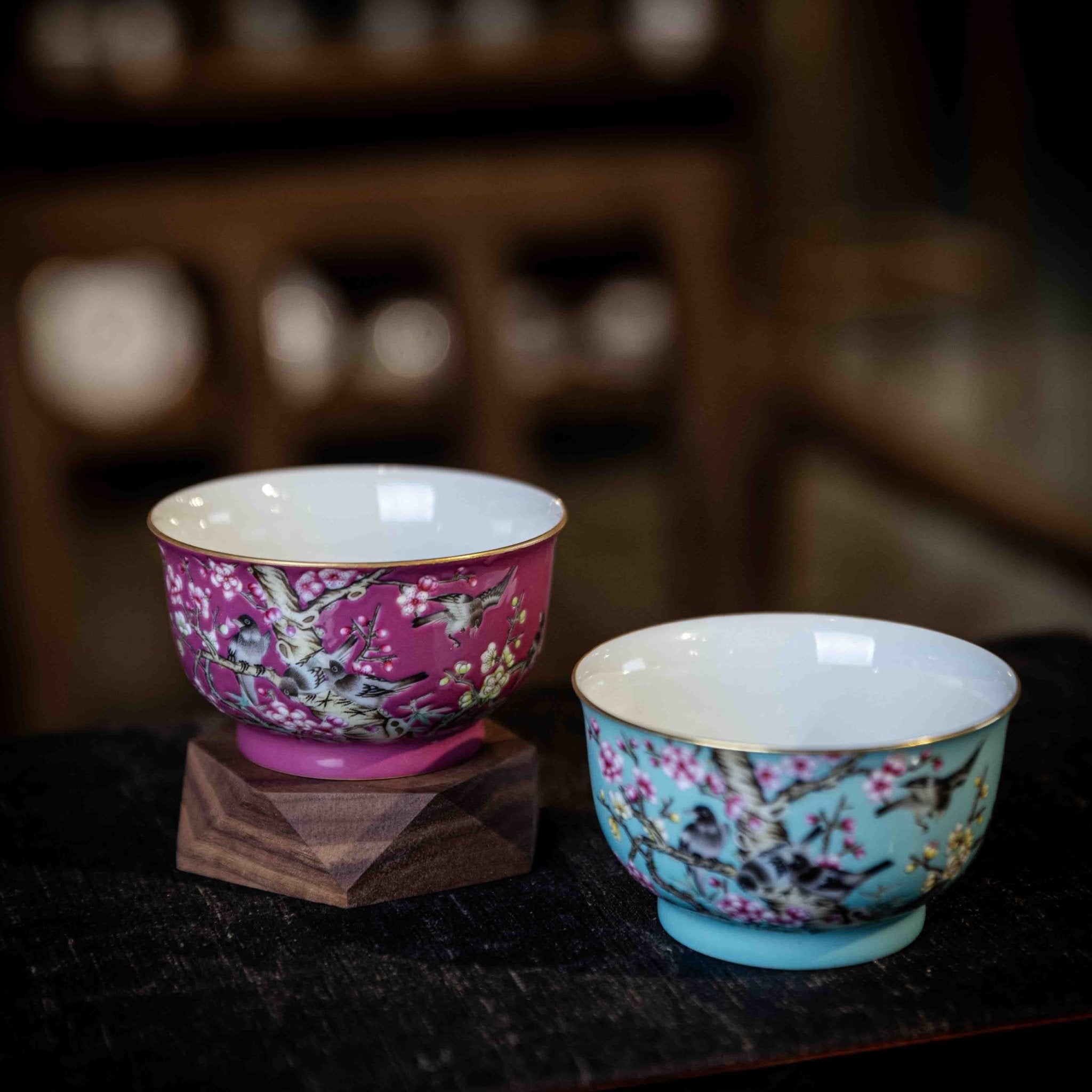 Hua Niao 170cc - Jing De Zhen Porcelain Teacup - zycs_China