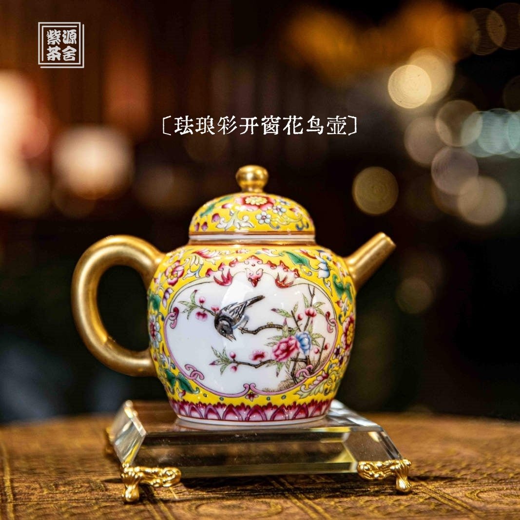 Hua Niao 180cc - Jing De Zhen Porcelain Teapot - zycs_China