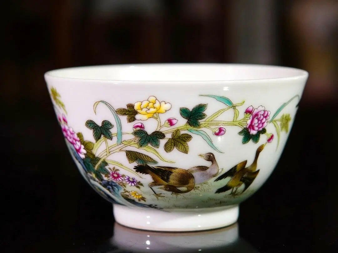 Hua Niao Shi Wen - Porcelain Teacup - zycs_China - tea - teapot