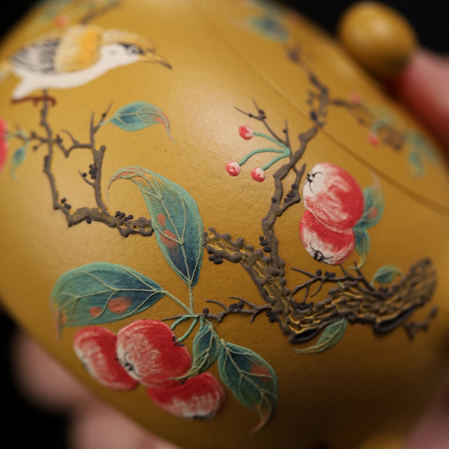 Hua Niao Xi Shi 230cc - Yixing Handmade Teapot - zycs_China