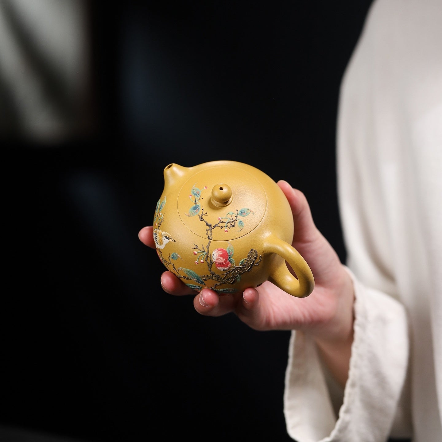 Hua Niao Xi Shi 230cc - Yixing Handmade Teapot - zycs_China