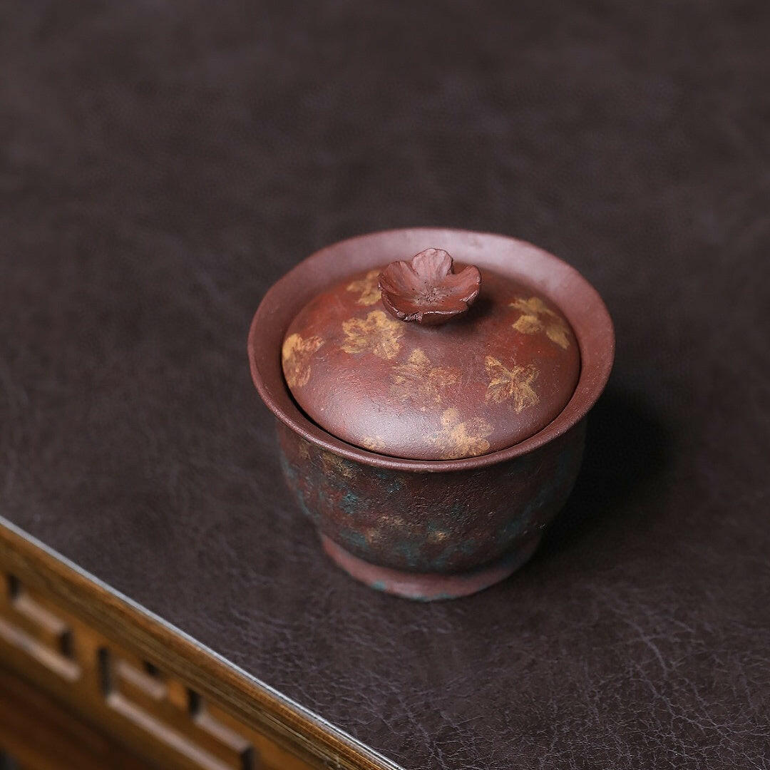Hua Shi Gai Wan 120cc - Yixing Handmade Gaiwan - zycs_China