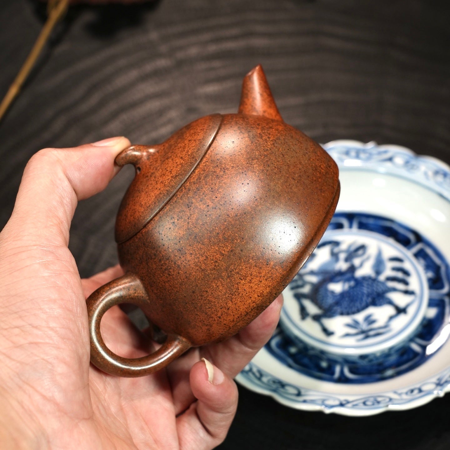 Hua Yu Ban Yue 200cc - Yixing Handmade Teapot 江苏宜兴