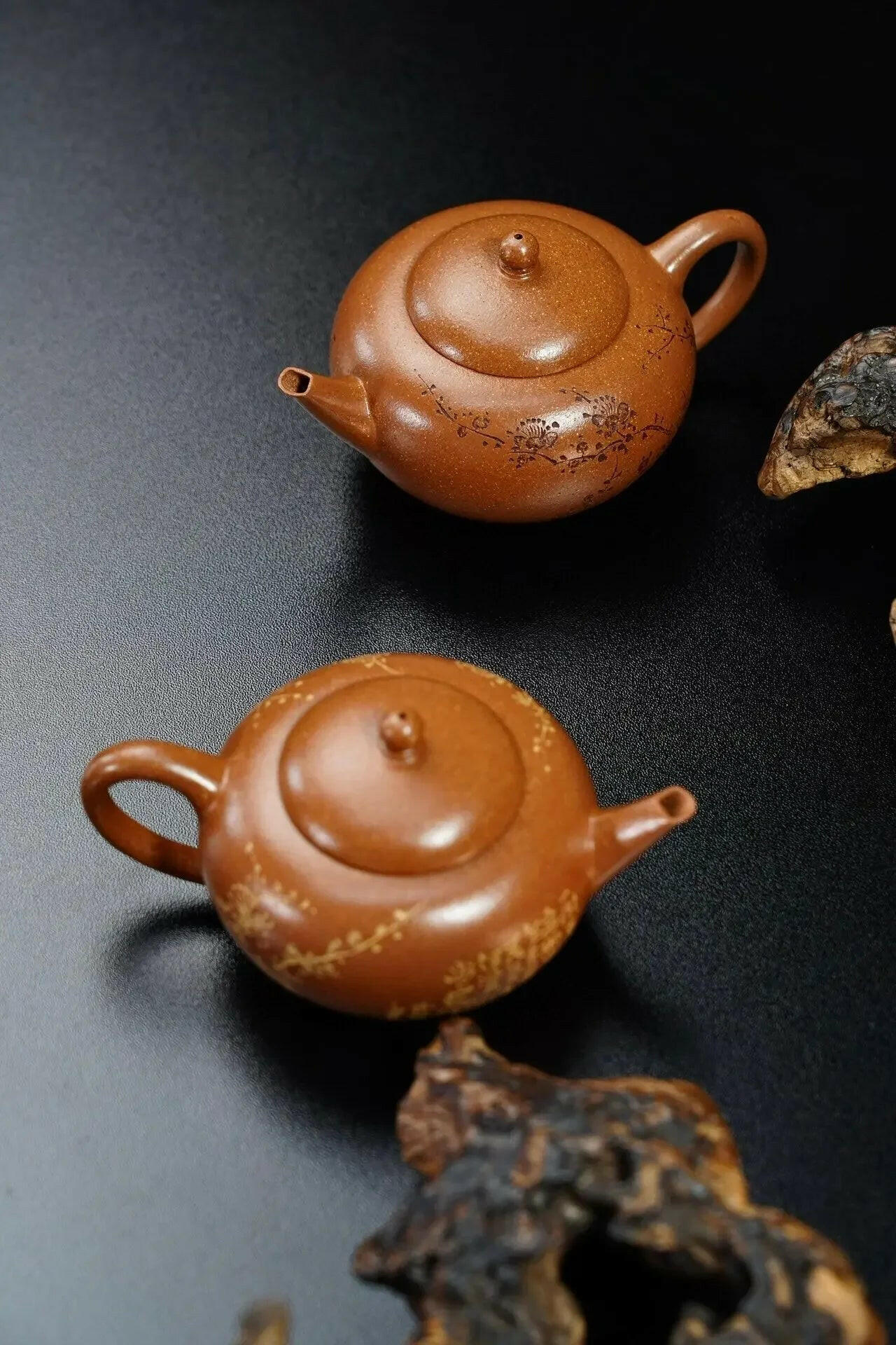 Hua Yun Shui Ping Teapot 180cc - Yixing Handmade Teapot - zycs_China