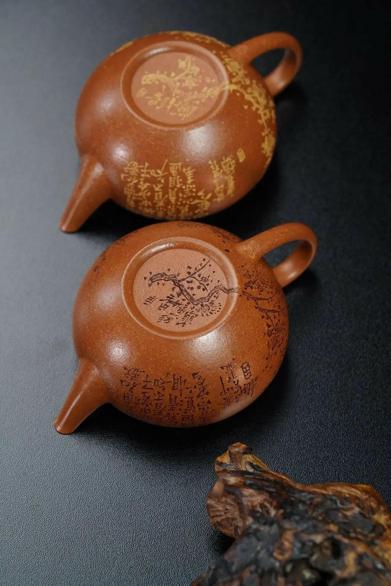Hua Yun Shui Ping Teapot 180cc - Yixing Handmade Teapot - zycs_China
