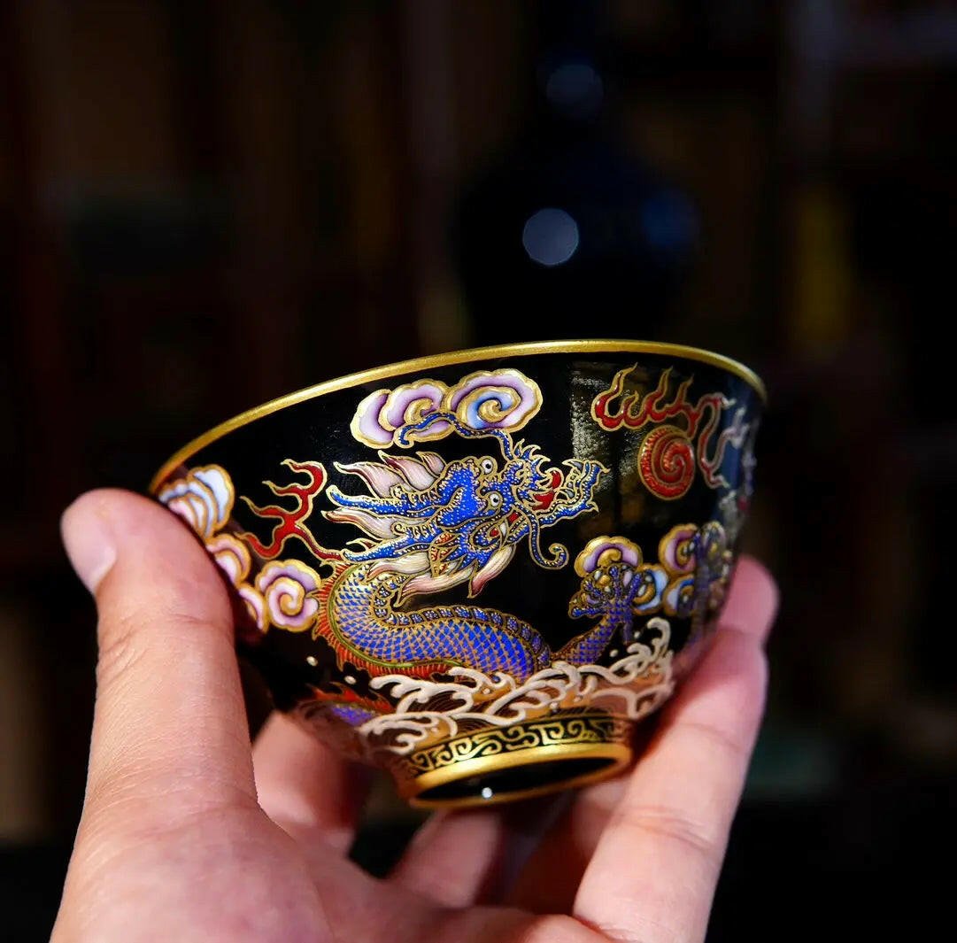 Huan Ying Long Wen - Jing De Zhen Porcelain Gaiwan - zycs_China