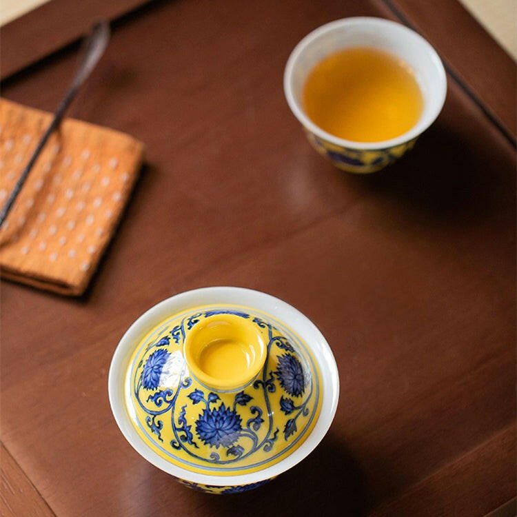 Huang Di Chan Zhi Lian - Jing De Zhen Porcelain Gaiwan - zycs_China