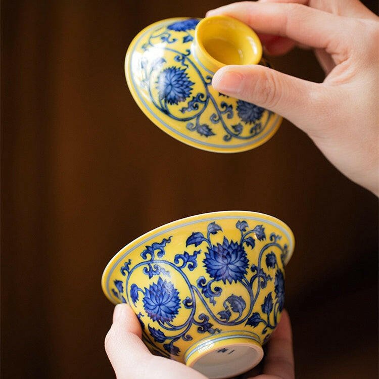 Huang Di Chan Zhi Lian - Jing De Zhen Porcelain Gaiwan - zycs_China
