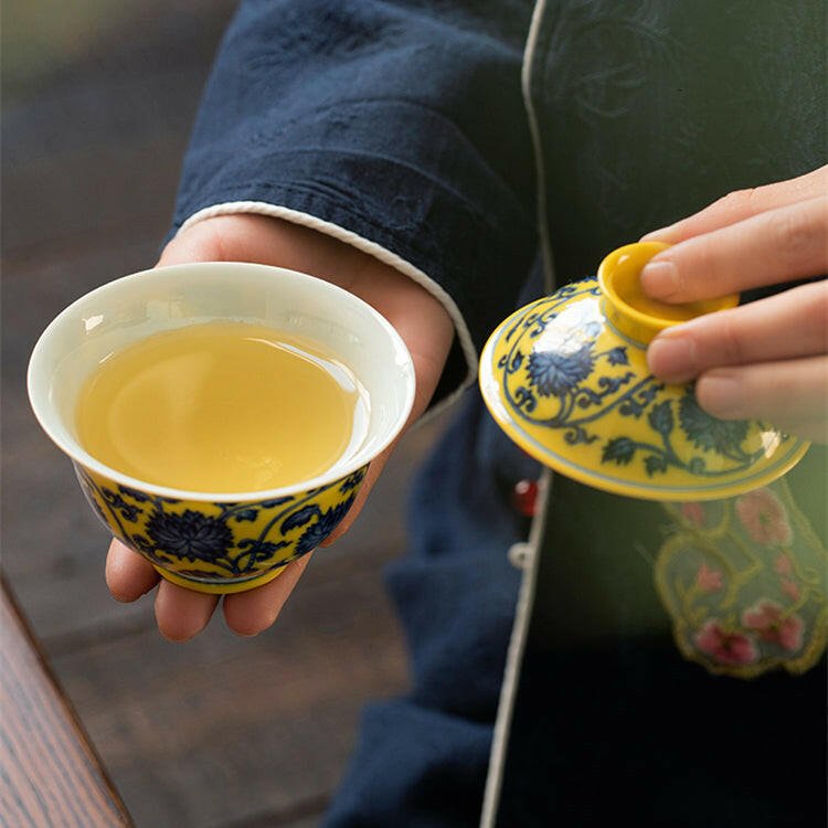 Huang Di Chan Zhi Lian - Jing De Zhen Porcelain Gaiwan - zycs_China