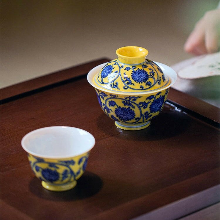 Huang Di Chan Zhi Lian - Jing De Zhen Porcelain Gaiwan - zycs_China