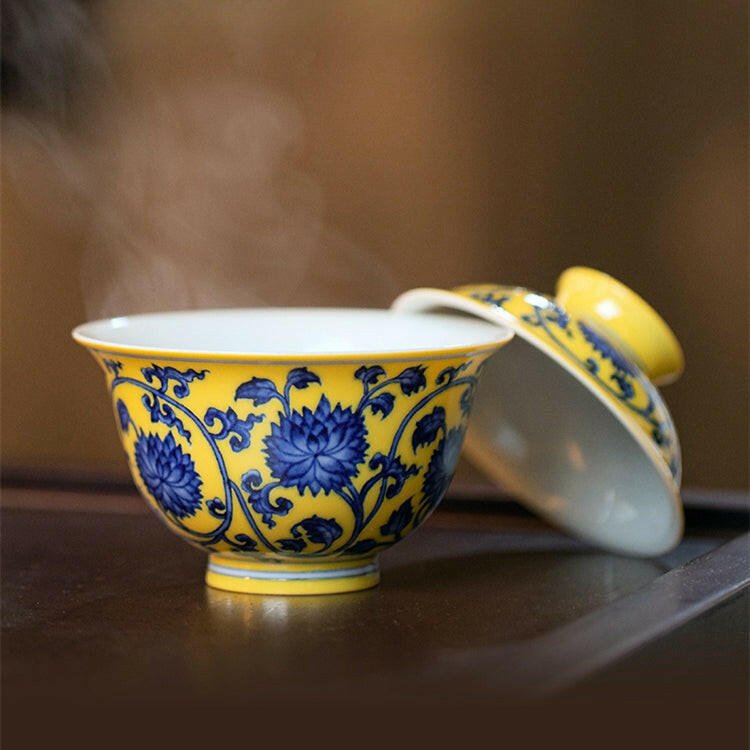 Huang Di Chan Zhi Lian - Jing De Zhen Porcelain Gaiwan - zycs_China