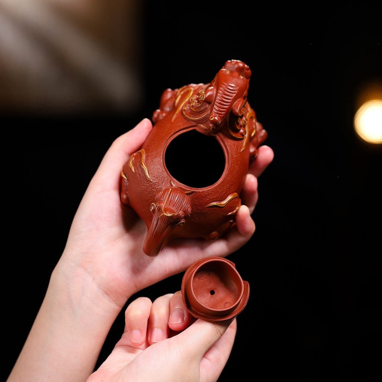 Huo Yan Gui Long 250cc - Yixing Handmade Teapot - zycs_China