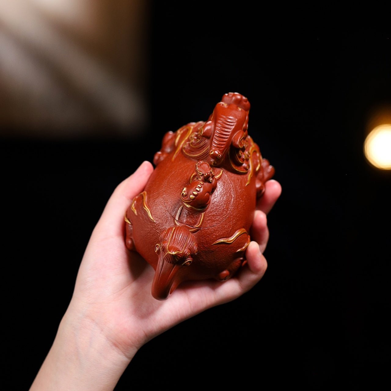 Huo Yan Gui Long 250cc - Yixing Handmade Teapot - zycs_China