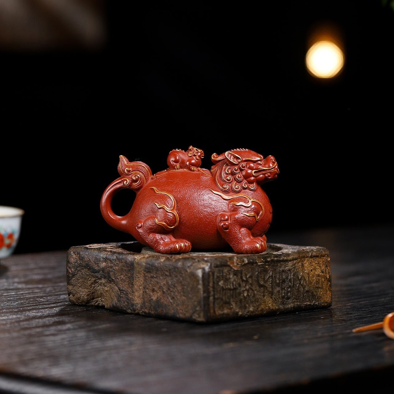 Huo Yan Gui Long 250cc - Yixing Handmade Teapot - zycs_China