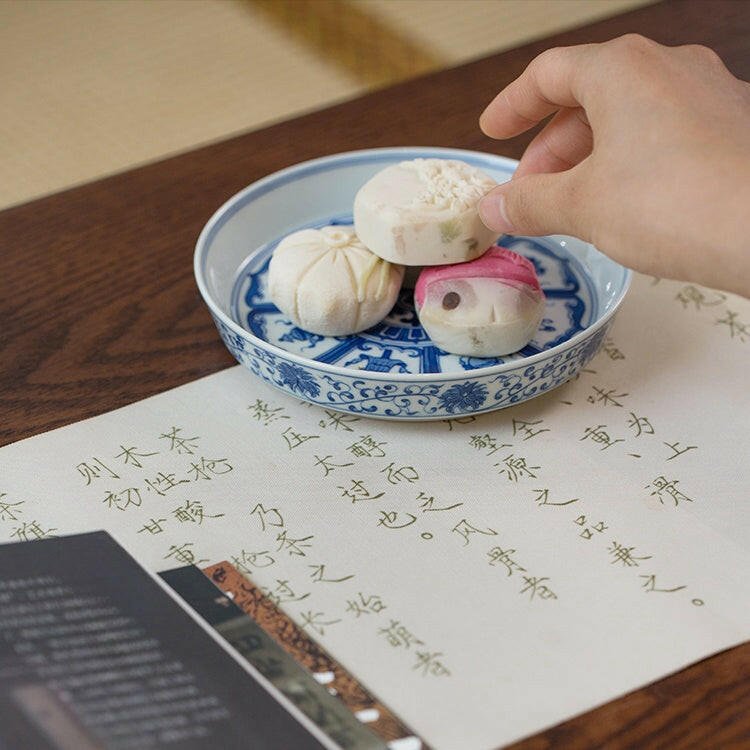 Ji Xiang Ba Bao - Jing De Zhen Porcelain Gaiwan - zycs_China