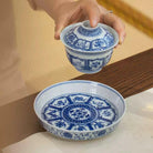 Ji Xiang Ba Bao - Jing De Zhen Porcelain Gaiwan - zycs_China