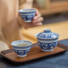 Ji Xiang Ba Bao - Jing De Zhen Porcelain Teacup - zycs_China