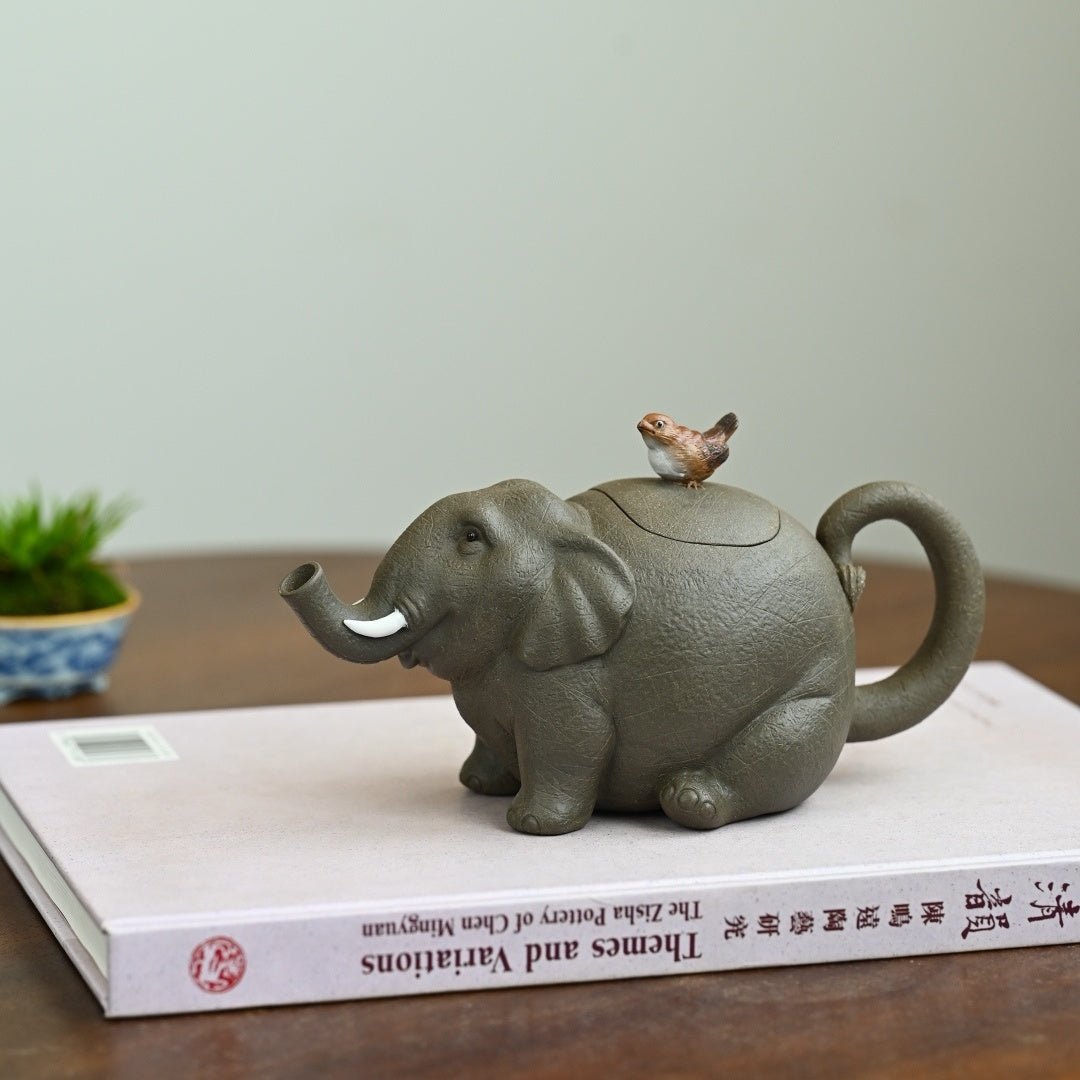 Ji Xiang Ru Yi 300cc - Yixing Handmade Teapot - zycs_China - tea - teapot