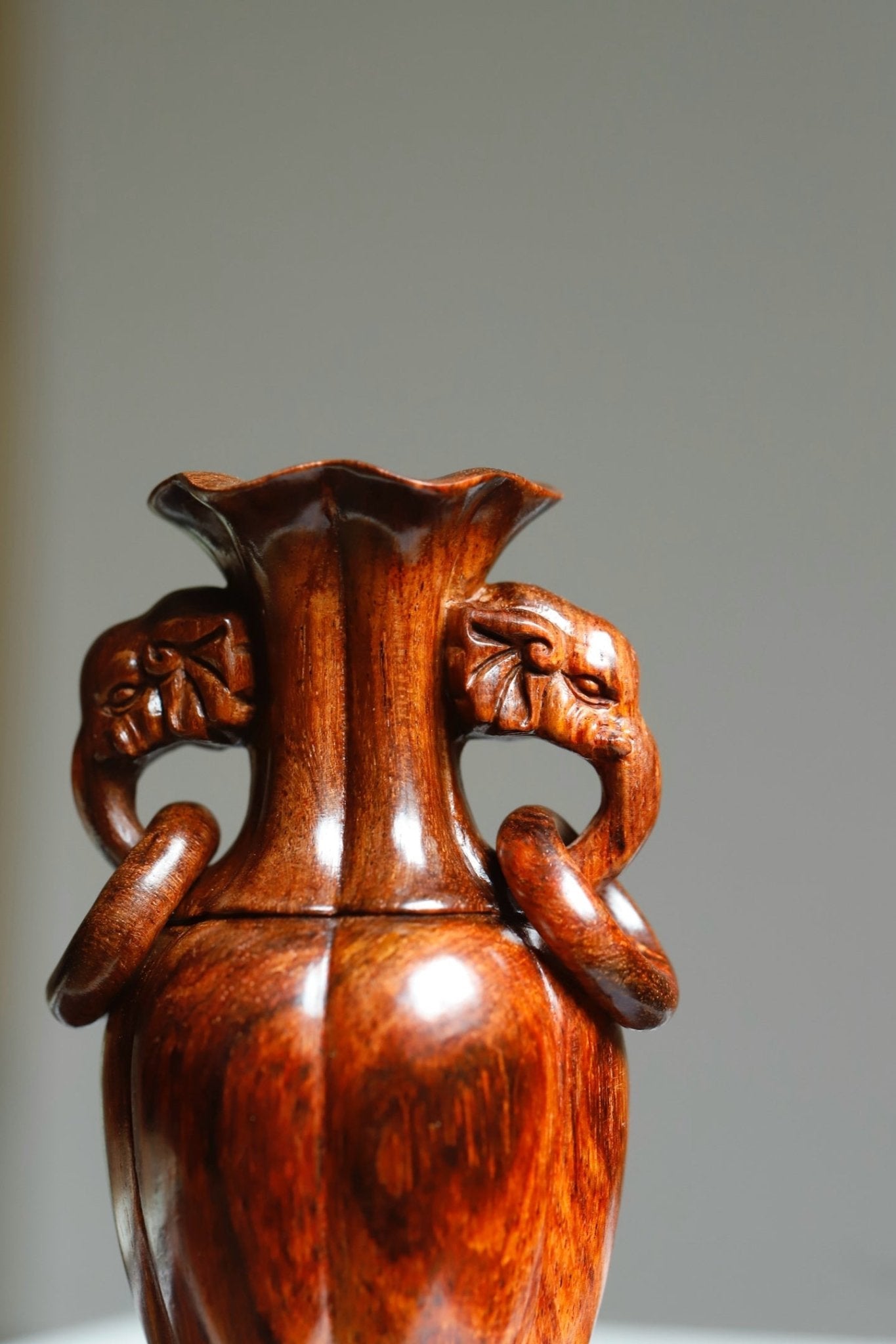 Ji Xiang Ru Yi - Wood Sculpture - zycs_China