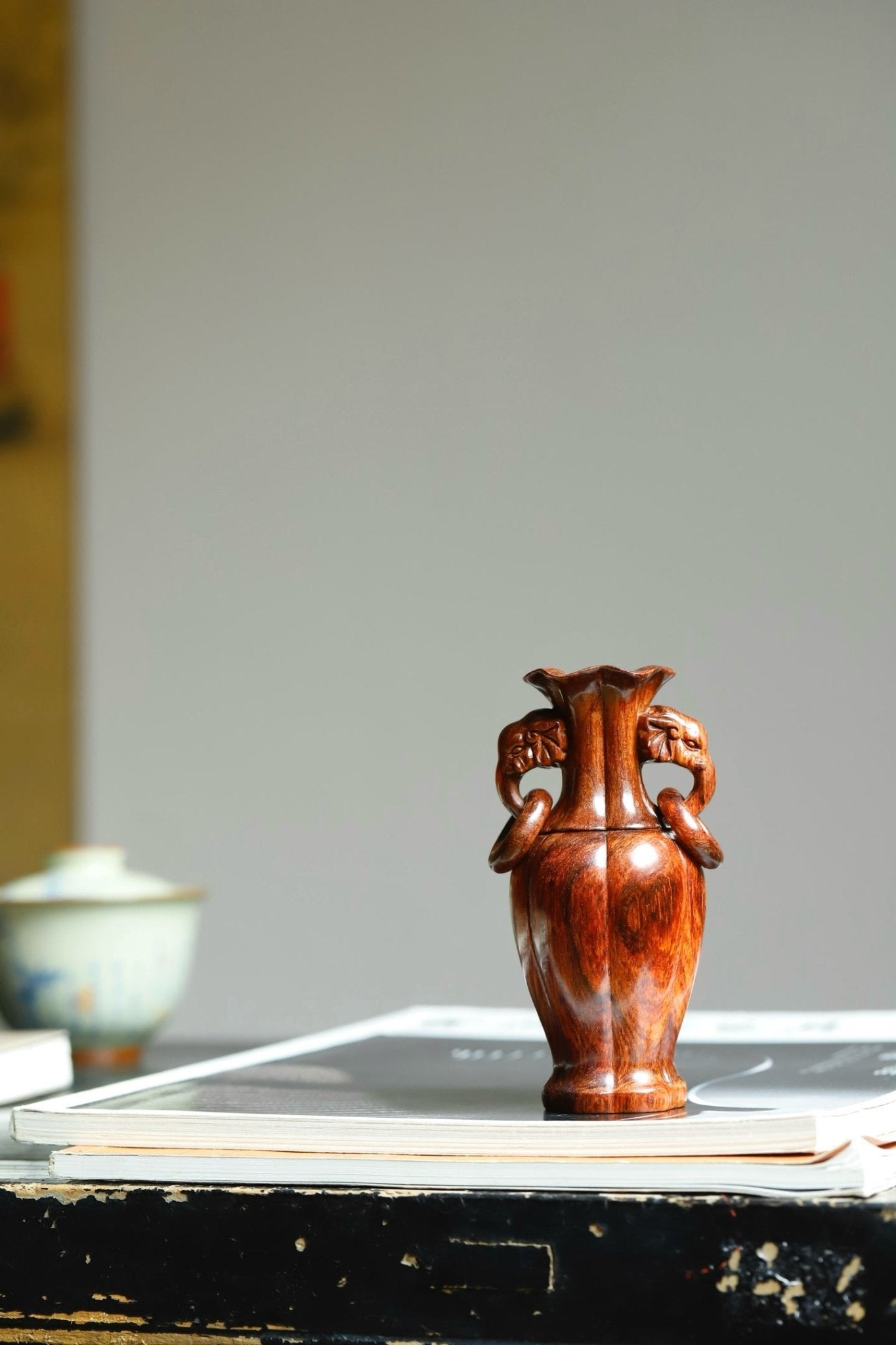 Ji Xiang Ru Yi - Wood Sculpture - zycs_China