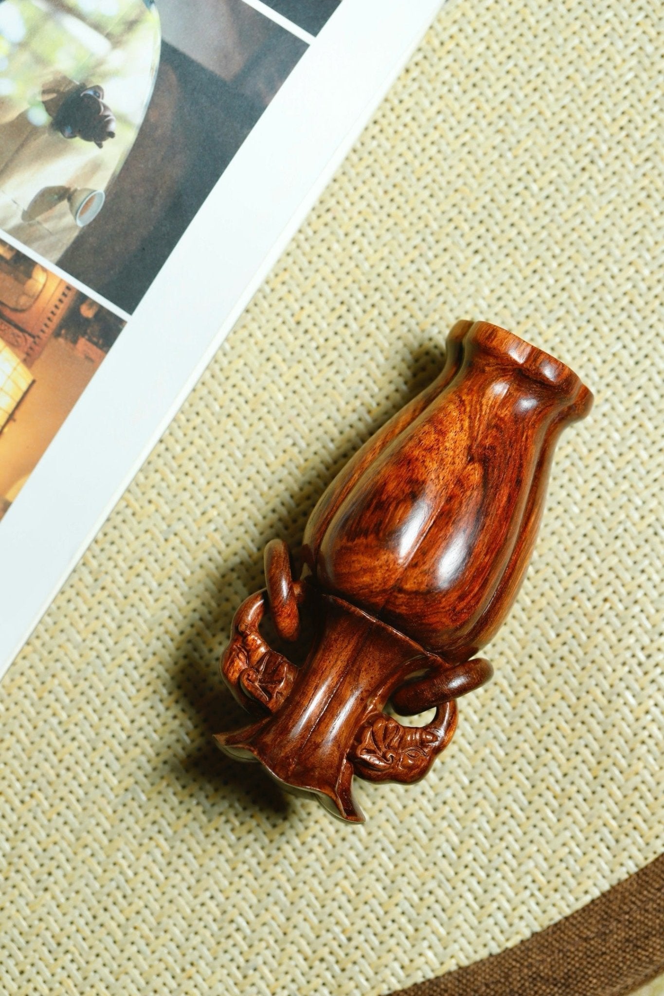 Ji Xiang Ru Yi - Wood Sculpture - zycs_China