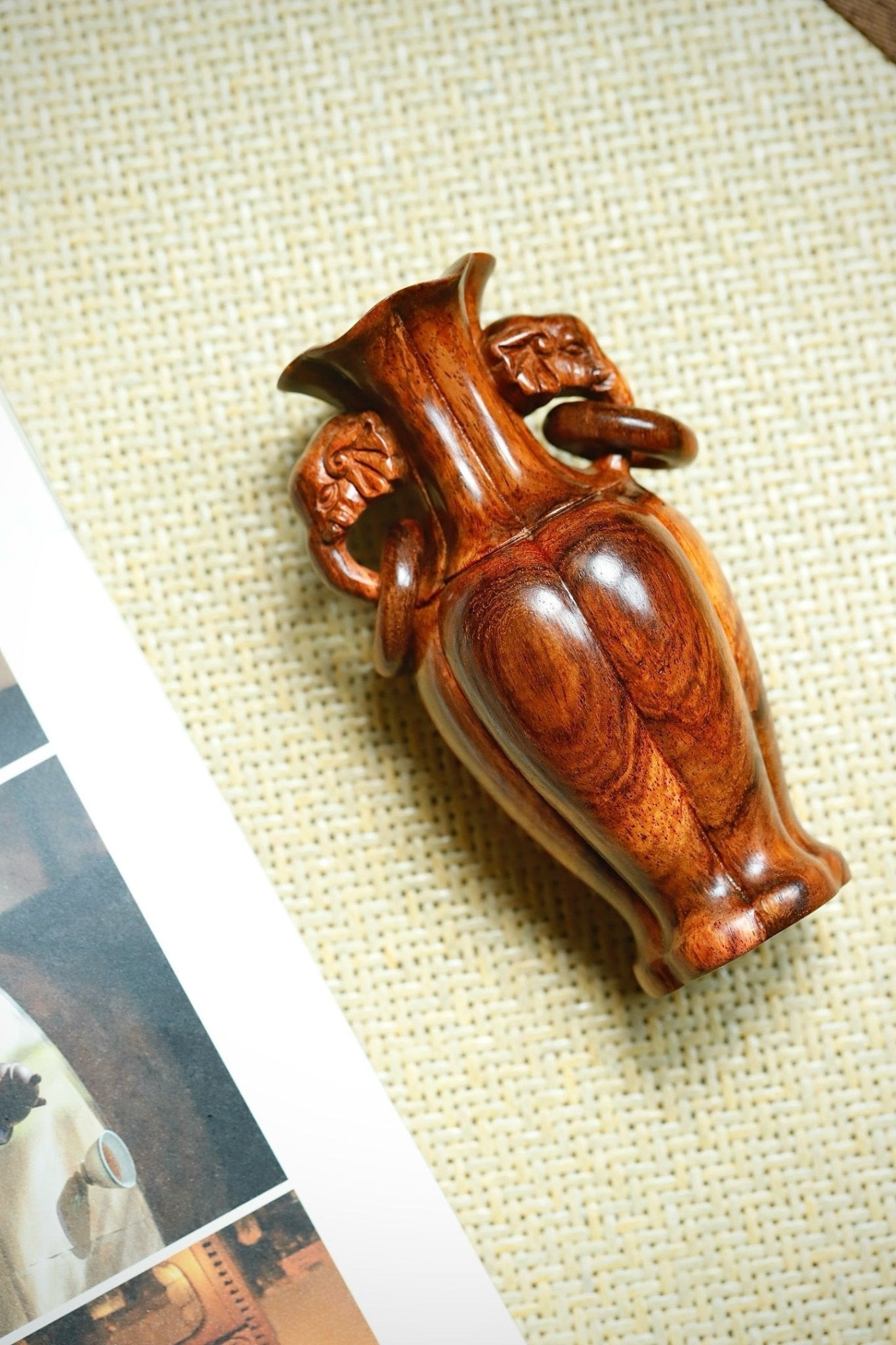 Ji Xiang Ru Yi - Wood Sculpture - zycs_China