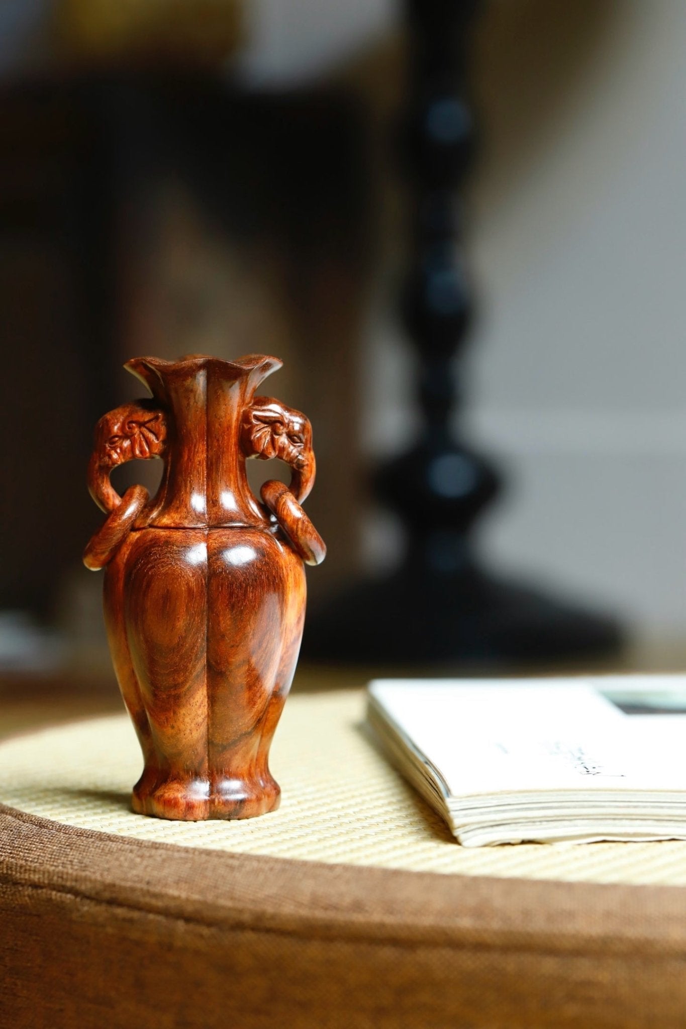 Ji Xiang Ru Yi - Wood Sculpture - zycs_China