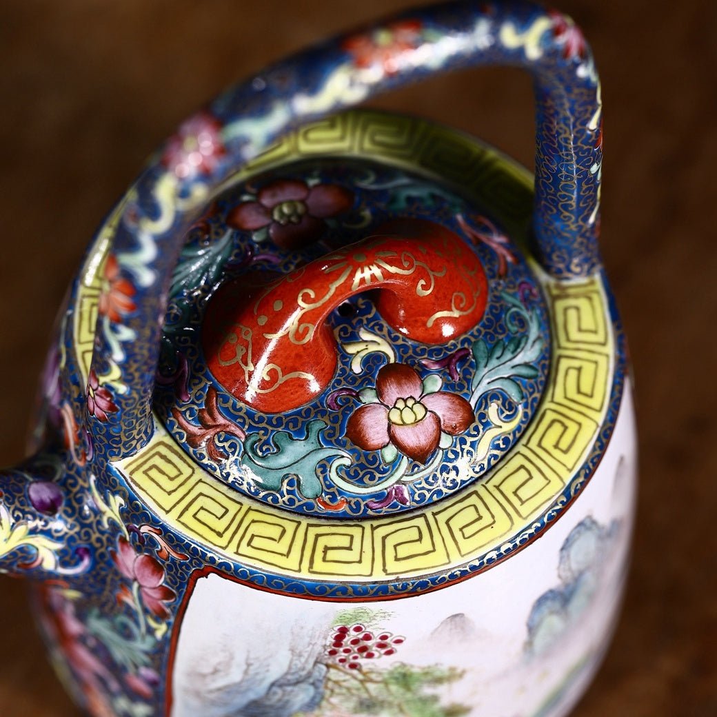 Jiang Tian Yi Se 380cc - Yixing Handmade Teapot - zycs_China - tea - teapot