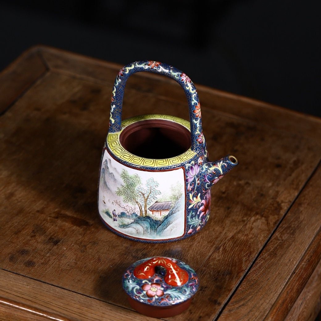 Jiang Tian Yi Se 380cc - Yixing Handmade Teapot - zycs_China - tea - teapot