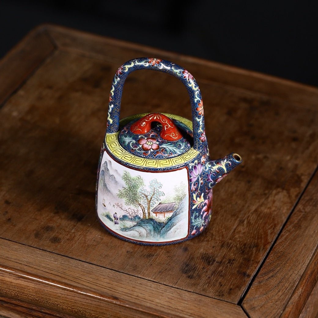 Jiang Tian Yi Se 380cc - Yixing Handmade Teapot - zycs_China - tea - teapot