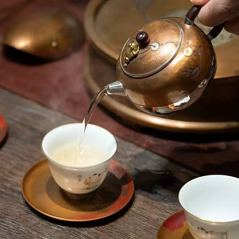 Jin Chan 120cc - Handmade silver pot - zycs_China