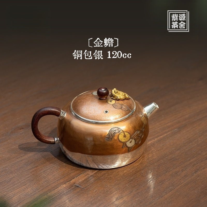 Jin Chan 120cc - Handmade silver pot - zycs_China