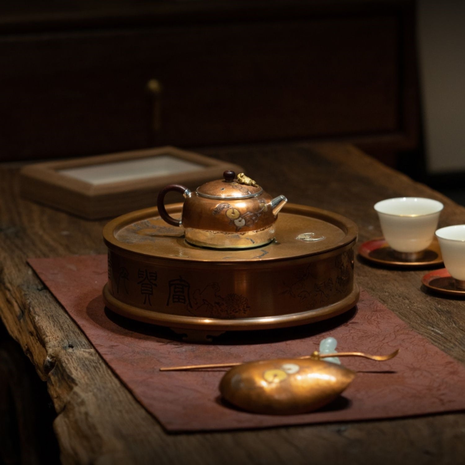 Jin Chan 120cc - Handmade silver pot - zycs_China