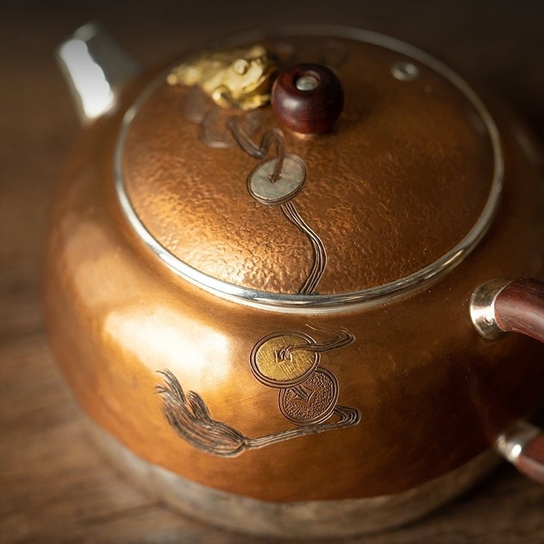 Jin Chan 120cc - Handmade silver pot - zycs_China