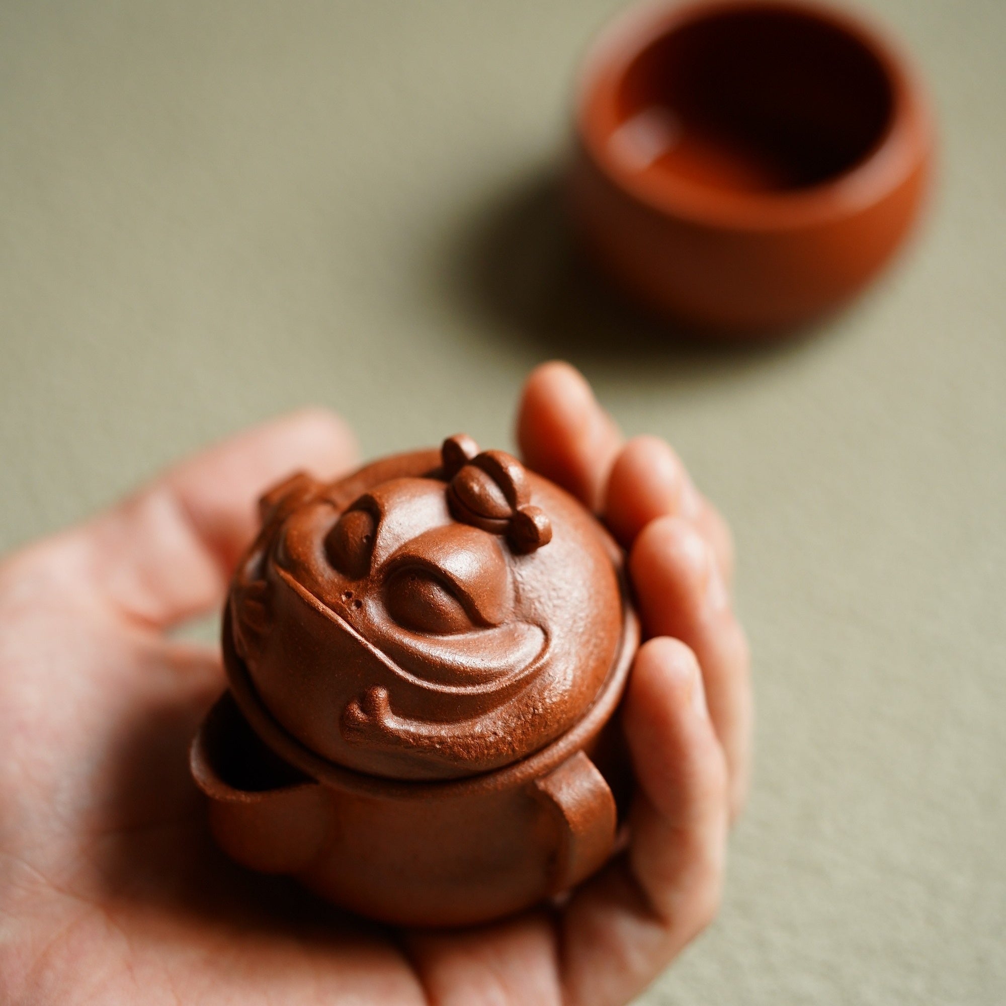 Jin Chan Na Fu 120cc - Yixing Handmade Gaiwan - zycs_China