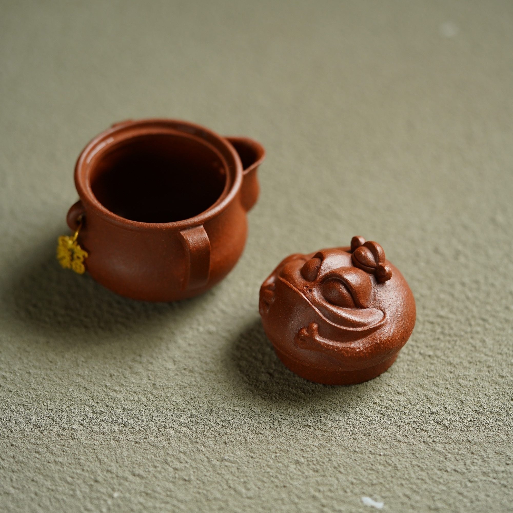 Jin Chan Na Fu 120cc - Yixing Handmade Gaiwan - zycs_China