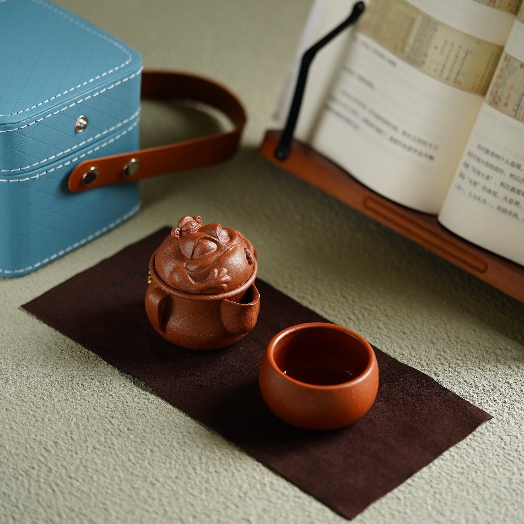 Jin Chan Na Fu 120cc - Yixing Handmade Gaiwan - zycs_China