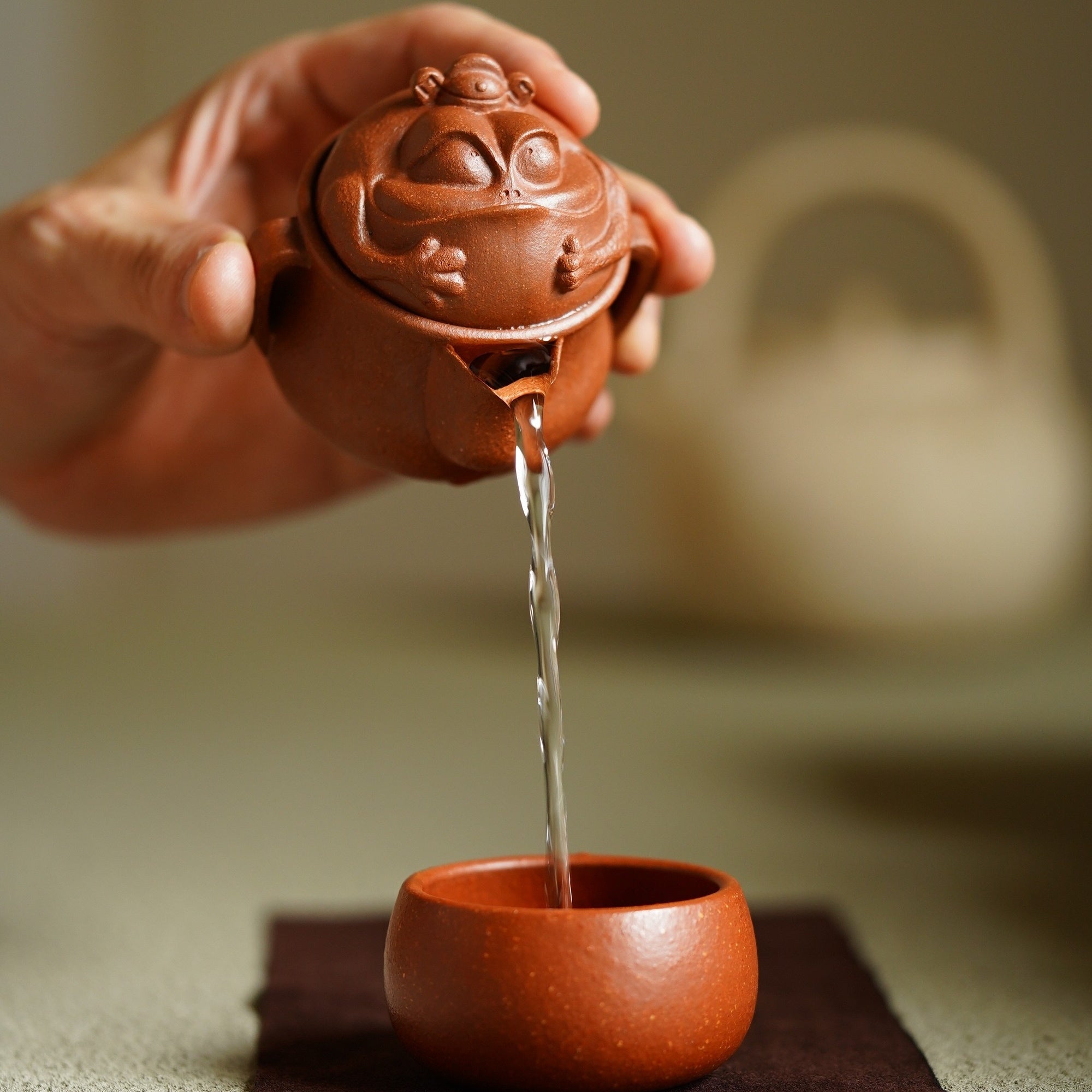 Jin Chan Na Fu 120cc - Yixing Handmade Gaiwan - zycs_China