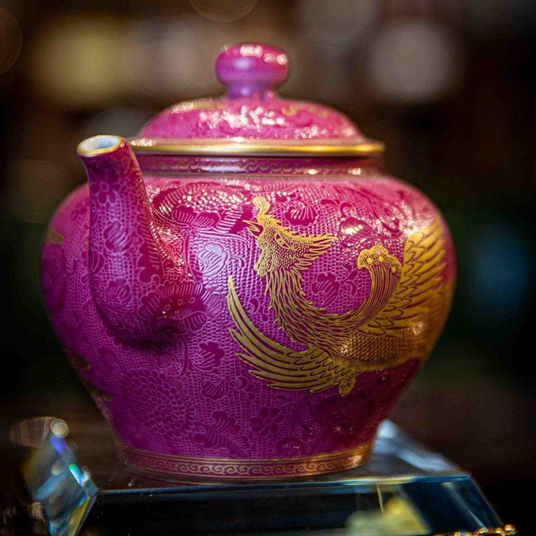 Jin Feng 300cc - Jing De Zhen Porcelain Teapot - zycs_China