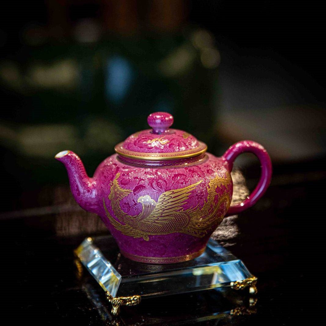 Jin Feng 300cc - Jing De Zhen Porcelain Teapot - zycs_China