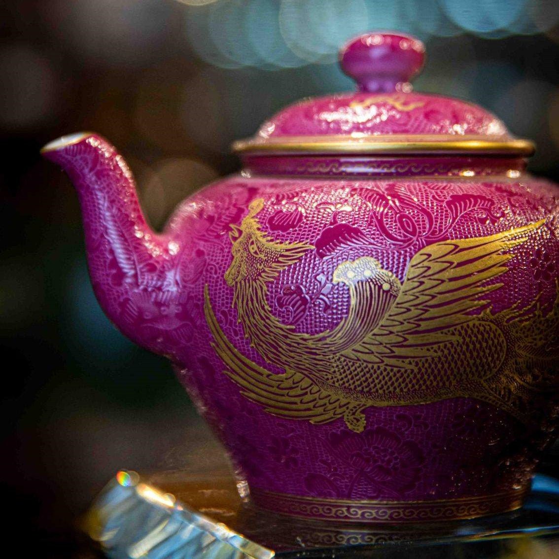 Jin Feng 300cc - Jing De Zhen Porcelain Teapot - zycs_China