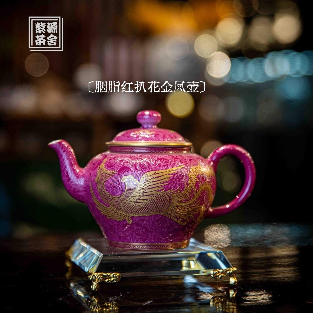 Jin Feng 300cc - Jing De Zhen Porcelain Teapot - zycs_China