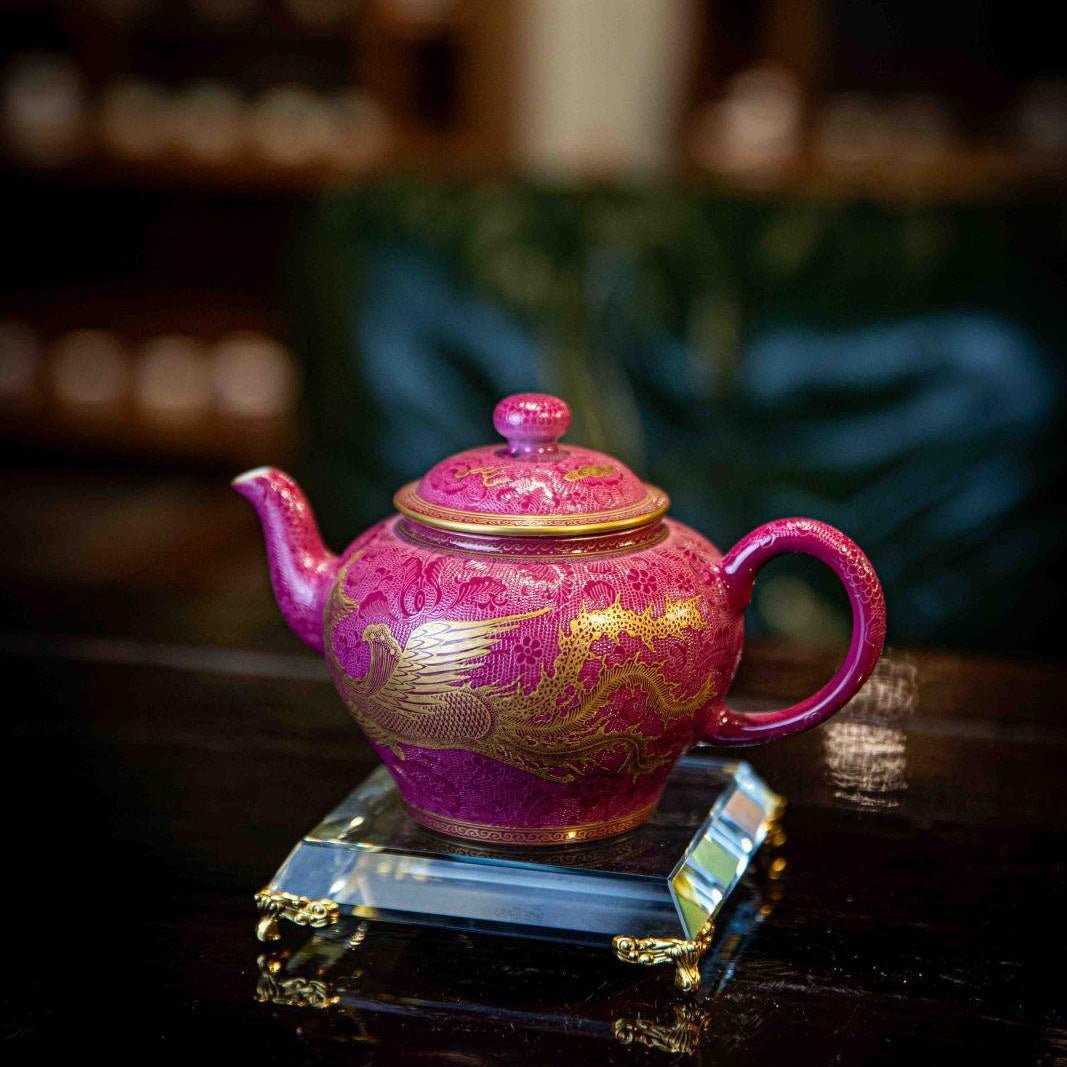 Jin Feng 300cc - Jing De Zhen Porcelain Teapot - zycs_China