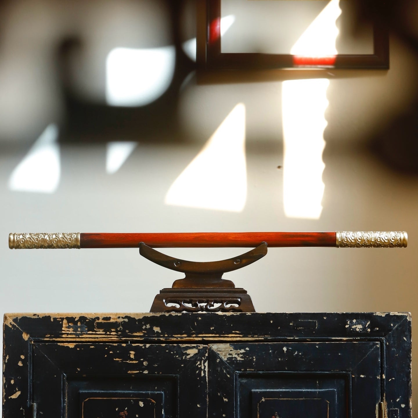 Jin Gu Bang - Wood Sculpture - zycs_China